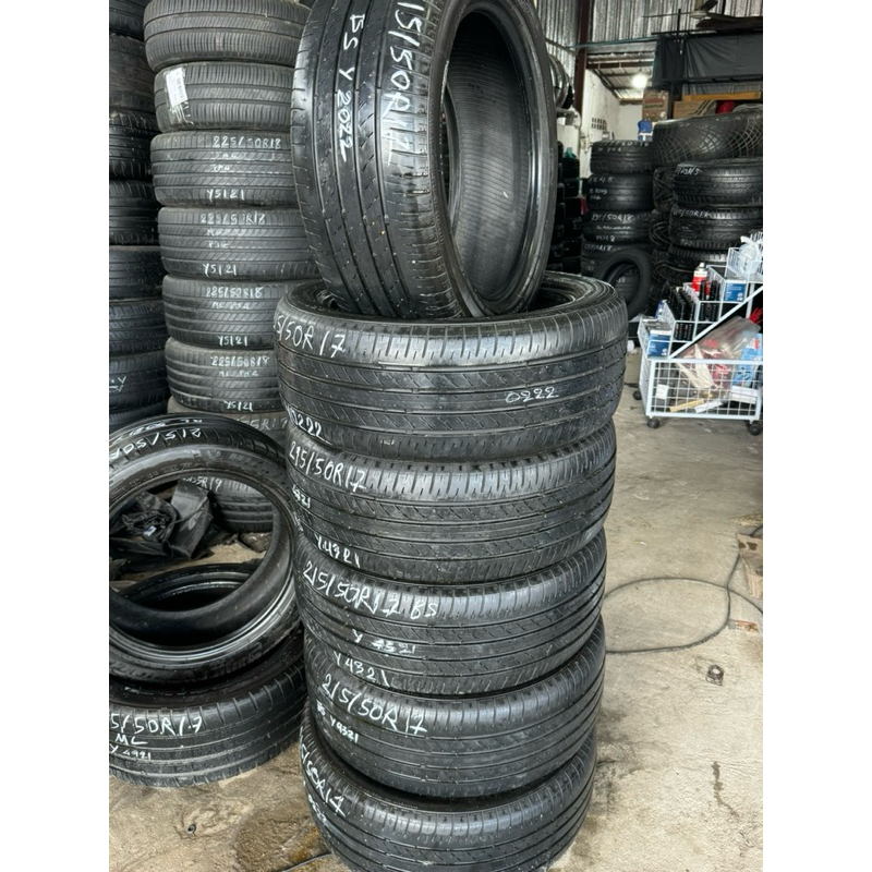 215/50R17 บริจโตน ปี 18 ดอกดีขั้นเทพทุกเส้น