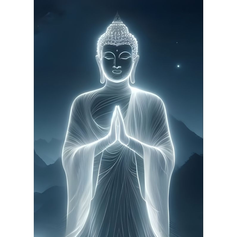 รูปโปสเตอร์ พระ นำโชค ไม่มีกรอบ ติดผนัง ภาพมงคล เสริมฮวงจุ้ย ตกแต่งบ้าน ขนาด A3