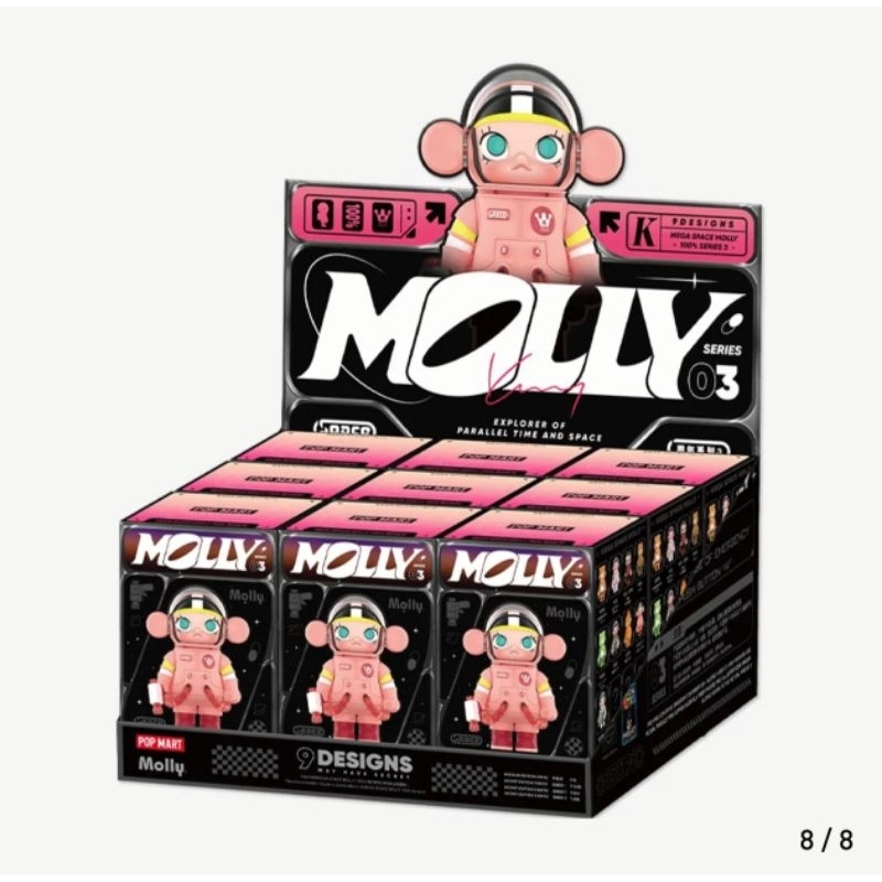 ยก BOX MEGA SPACE MOLLY 100% Series 3  ของแท้ 💯% พร้อมส่งในไทย