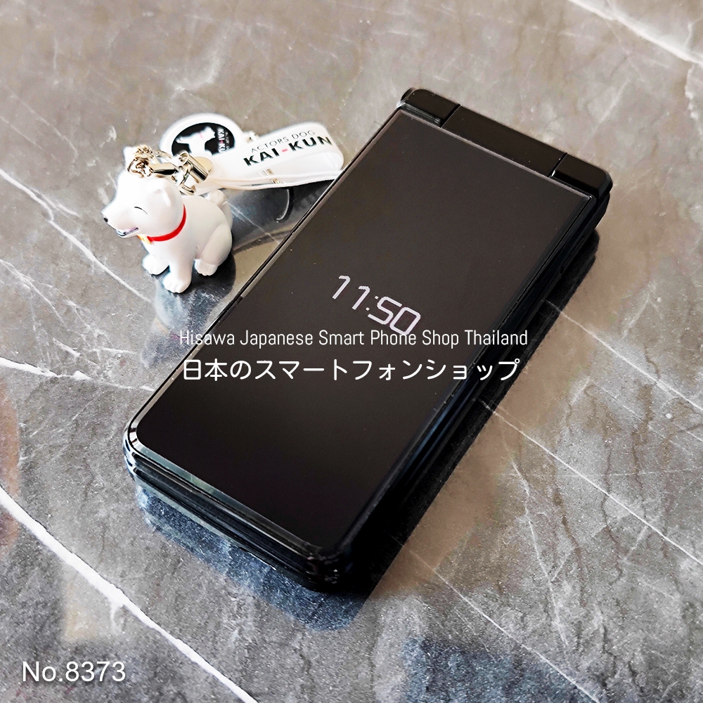 SHARP AQUOS K-TAI 2 (601SH) สีดำ มือถือฝาพับญี่ปุ่น โทรในไทยได้ หายาก - SoftBank #8373