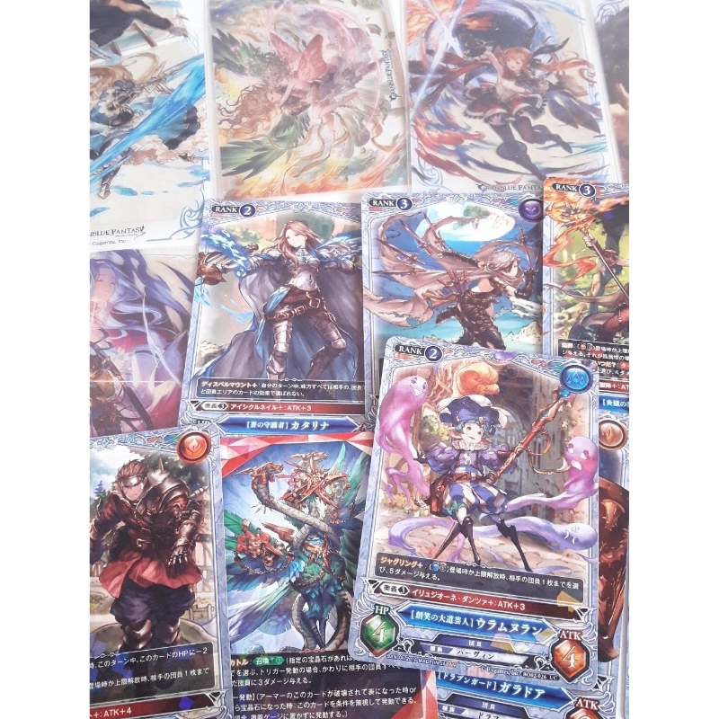 การ์ดgrand blue fantasy แท้ญี่ปุ่น Cygamesหลายรายการ