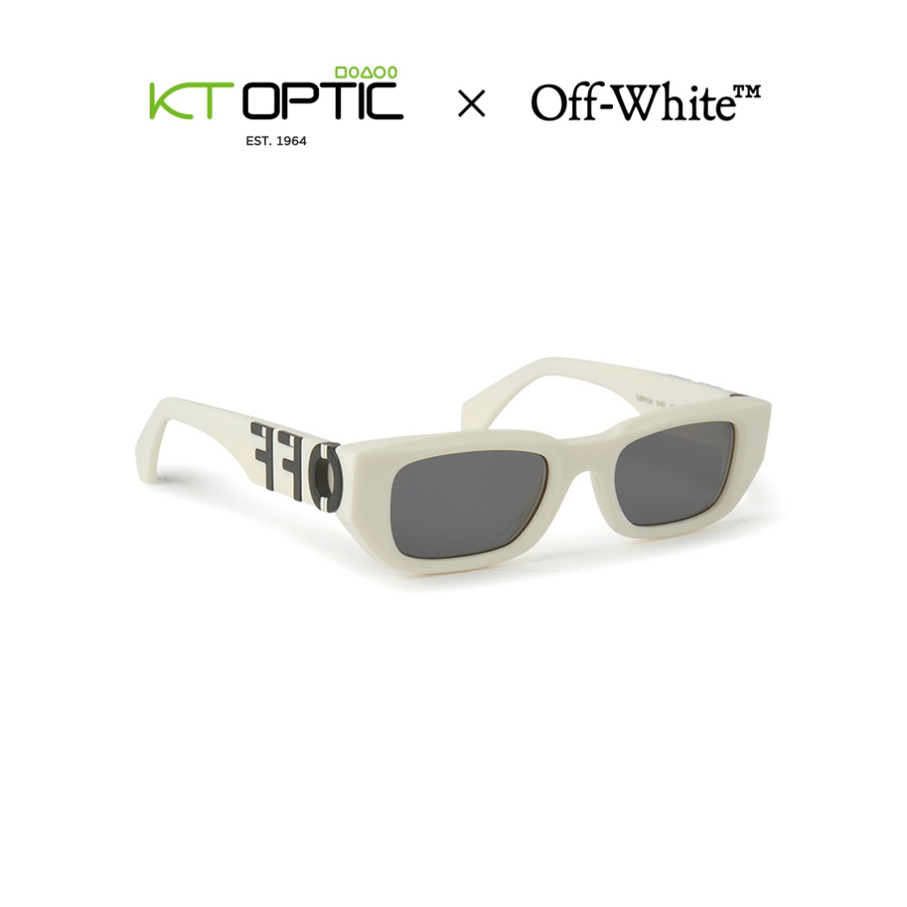 OFF-WHITE แว่นกันแดดทรงสี่เหลี่ยมผืนผ้า รุ่น OI124