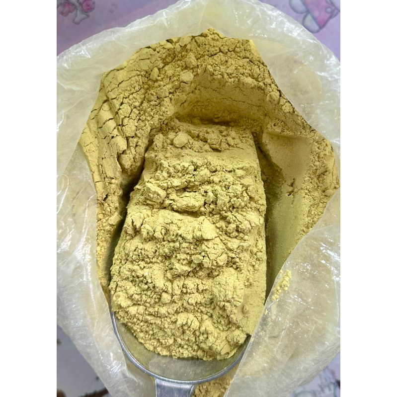 ขมิ้น+ไพล+ทนาคา+ดินสอพอง ผสมแล้ว ใช้สำหรับขัดหน้าขัดผิว