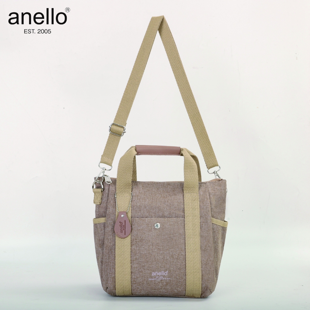 พร้อมส่ง anello กระเป๋าสะพายข้าง/ถือ สะพายไหล่ 967 ผู้หญิงแฟชั่น ผ้ากันน้ำ100% แบบใหม่ ช่องเยอะปรับสายได้ ใส่ได้ทุกสไตล์