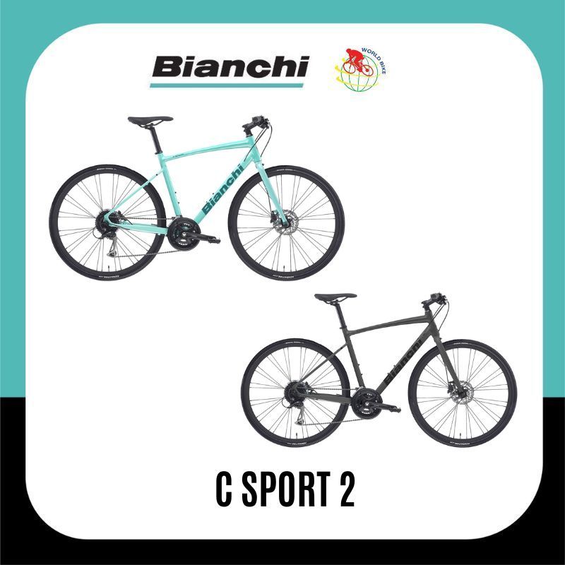 จักรยานไฮบริด Bianchi รุ่น C Sport 2 Acera 24Sp.