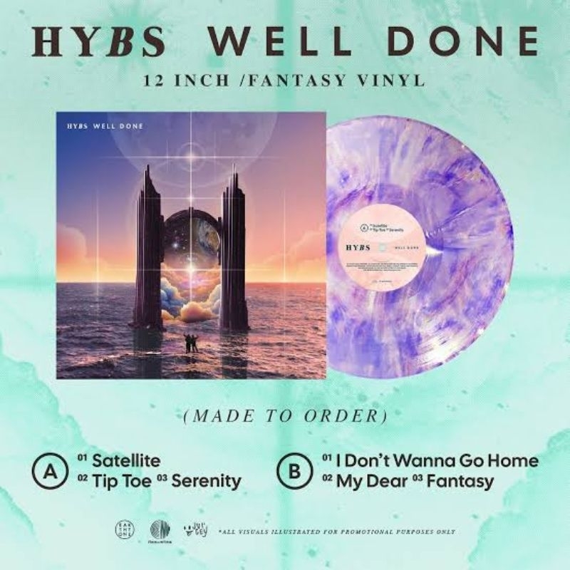 แผ่นเสียง HYBS - WELL DONE LP Vinyl พร้อมส่ง