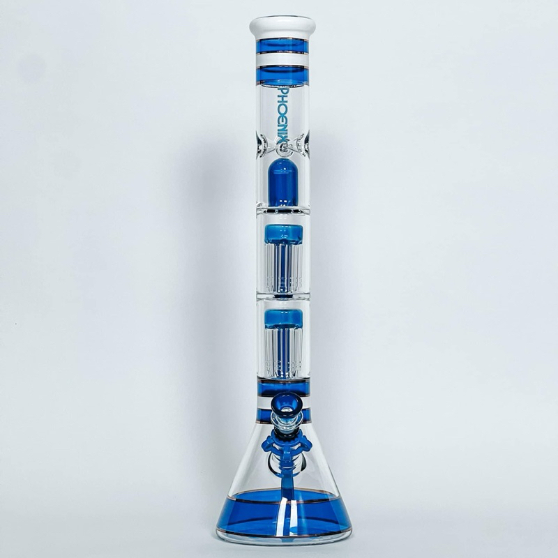 Phoenix Star Beaker Bong w/ Double 8 Arms Perc | 49 cm