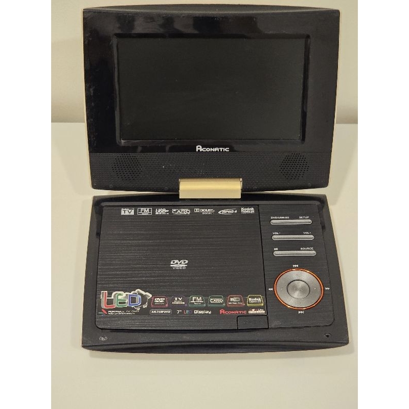 DVD Player เครื่องเล่น DVD Aconatic เปิดไม่ติด Model AN-758PDVD ไม่มีสายไฟ