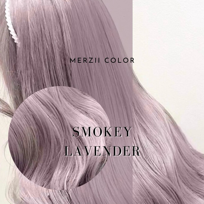 ทรีทเม้นท์เคราตินสีผม Smokey Lavender (เทาควันลาเวนเดอร์) (พื้นผมระดับ10)