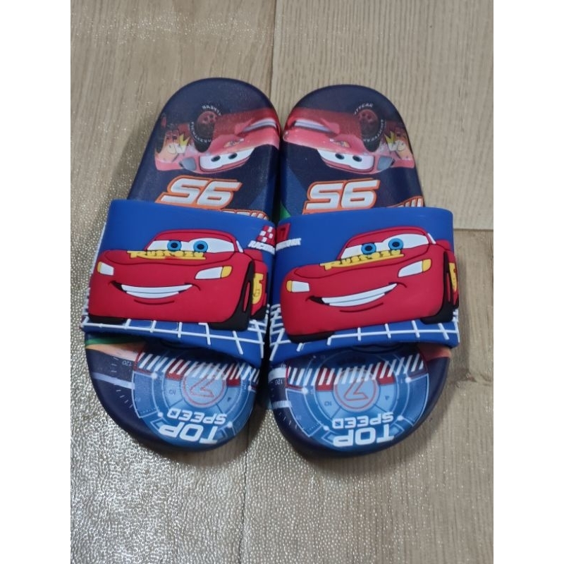 รองเท้าแตะ เด็ก ลายรถ