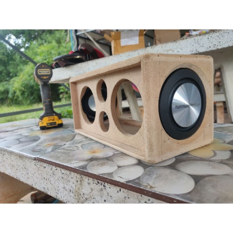 ตู้บลูทูธ 4.5นิ้ว ระบบ 2.0 งานดิบพร้อมพาสซีพ