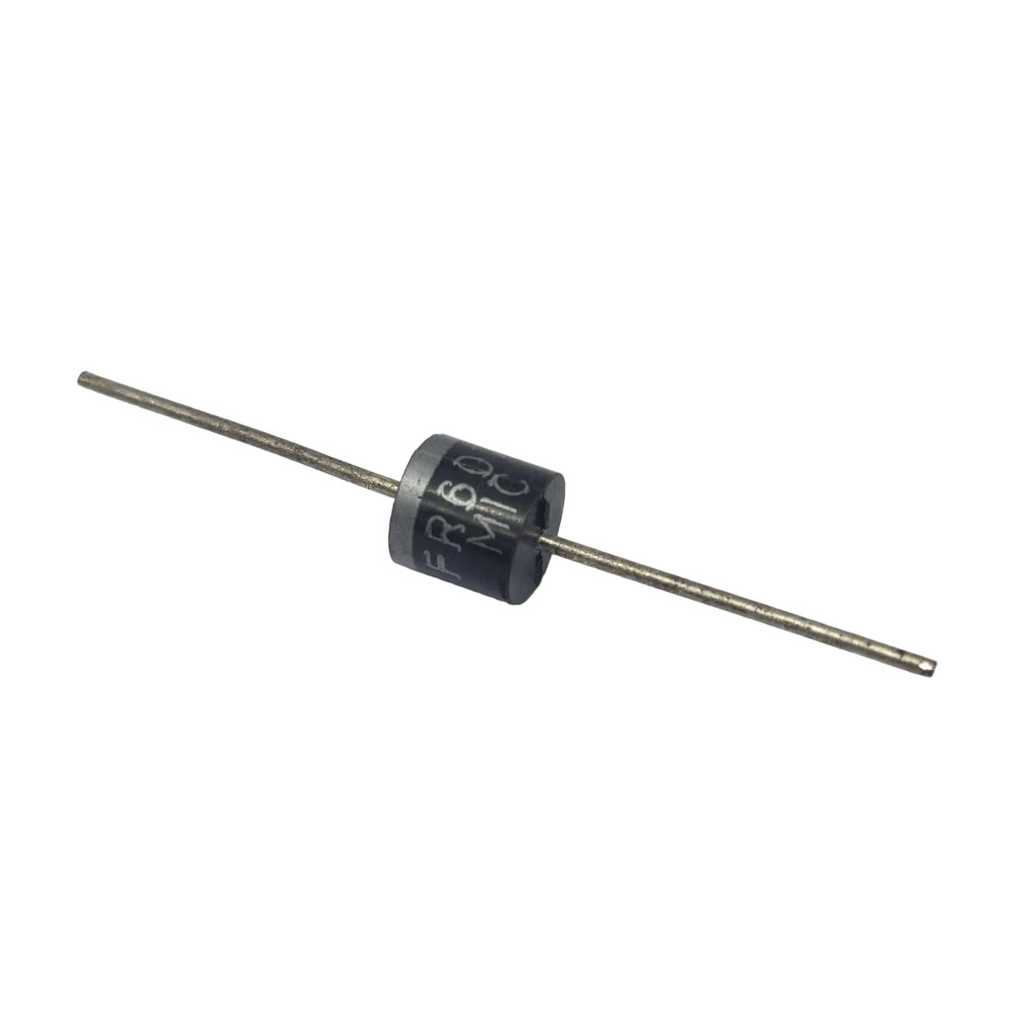 FR607 FAST RECOVERY RECTIFIER DIODE ไดโอด 6A 1000V ยี่ห้อ MIC