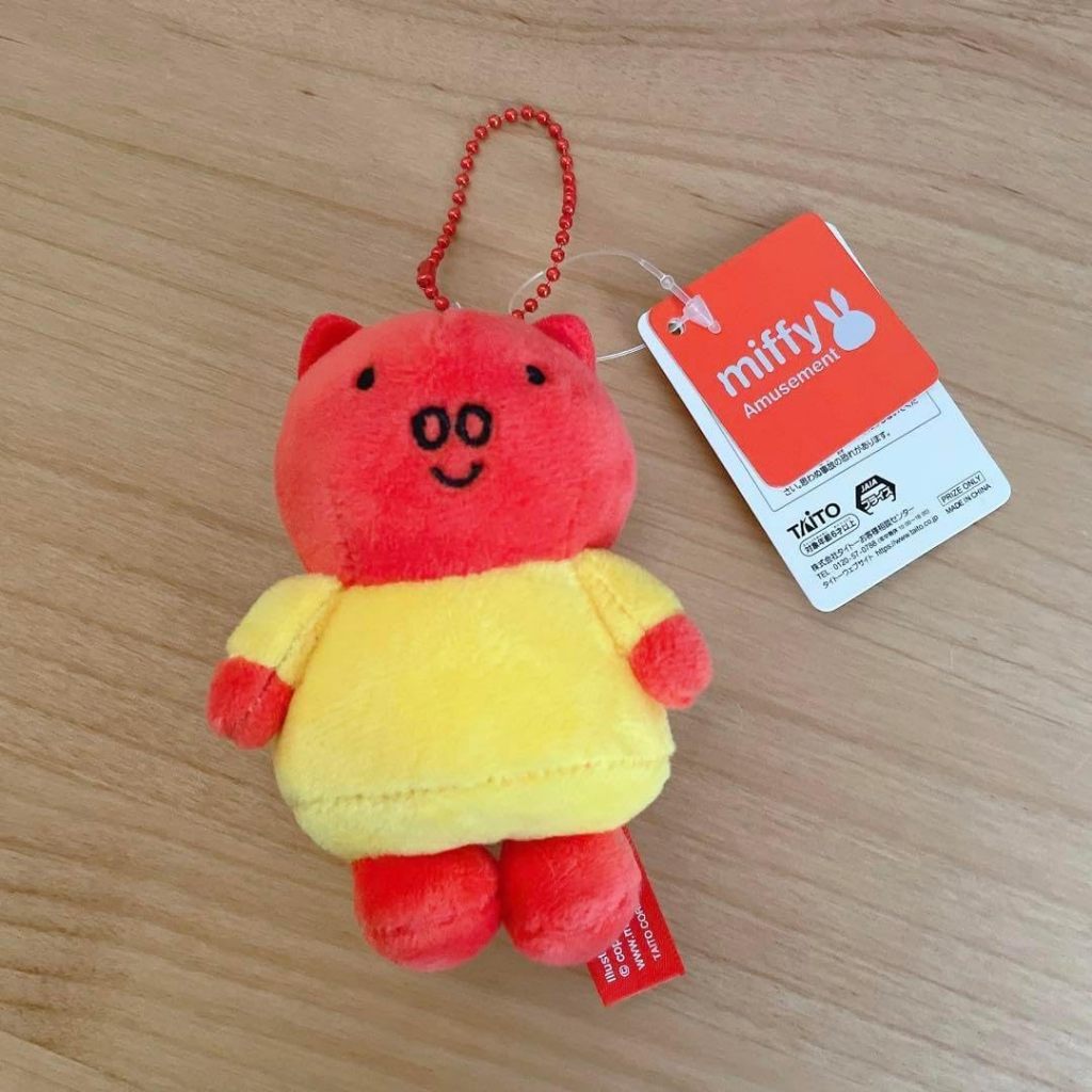 ( NEW 🌟 พร้อมส่ง ) พวงกุญแจ น้องหมู Poppy x miffy and friend ลิขสิทธิ์แท้ from Japan 🇯🇵