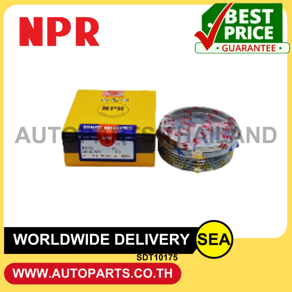NPR  แหวนลูกสูบ สำหรับ 1KD-FTV / TOYOTA (1 ชุด)