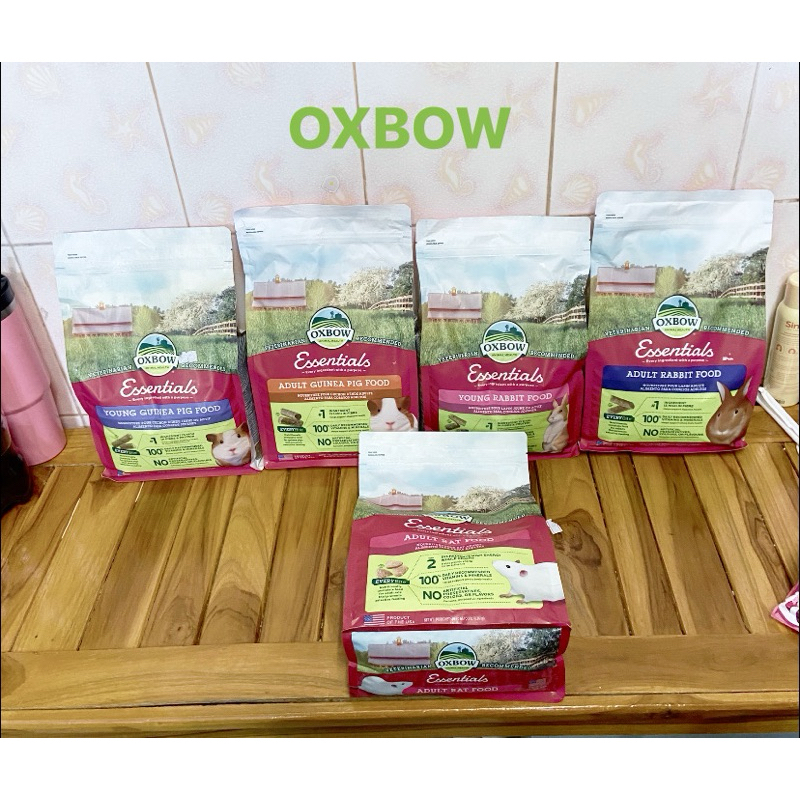 Oxbow อาหารเกรดพรีเมี่ยม ตระกูลฟันแทะทุกสายพันธ์ (แพคเกตจริงตามรูปภาพ)