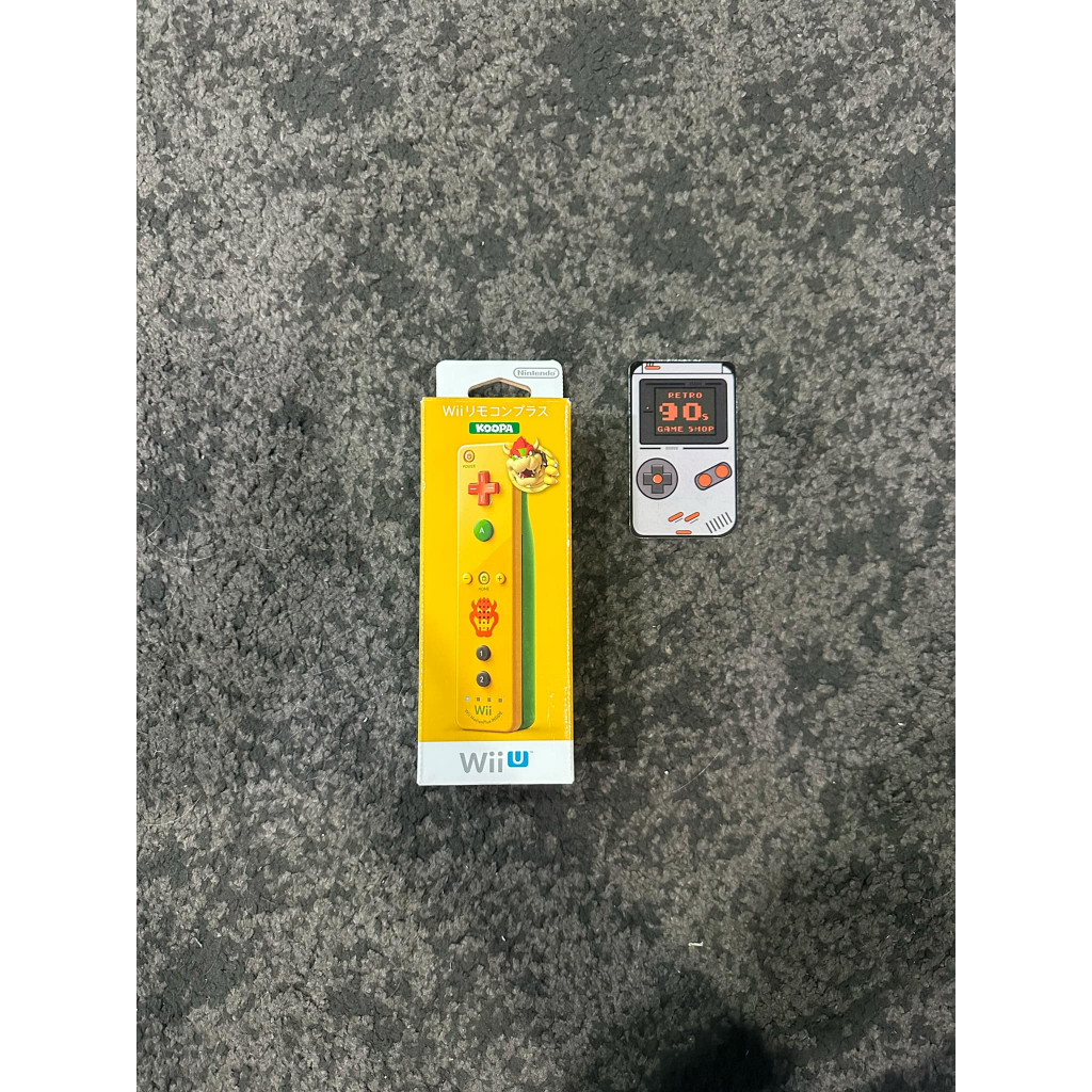 Nintendo Wii U Remote Controller Plus Koopa Bowser Boxed / Japan