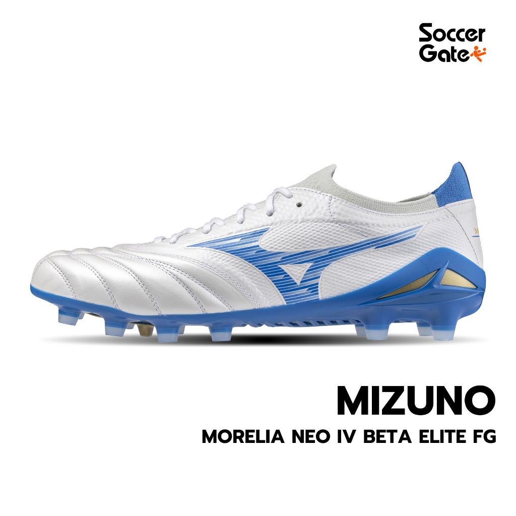 MIZUNO MORELIA NEO IV BETA ELITE รองเท้าสตั๊ดฟุตบอลของแท้ [โค้ด SOC500FEB ลดสูงสุด 500 เมื่อซื้อครบ 3000]