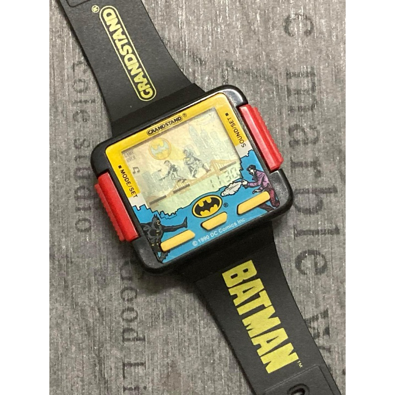 นาฬิกาเกมกดยุค90‘sไม่รู้เล่นยังไงทรงคลาสสิคสุดๆ Vintage Batman Video Game Watch Tiger Electronics Wr