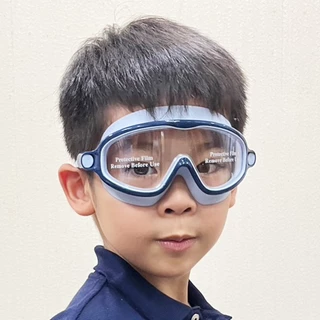 [เด็ก] FBT แว่นตาว่ายน้ำเด็ก ใส่ง่าย ปรับสายง่าย GNM 655 ป้องกันแสงแดด UV ไม่เป็นฝ้า กรอบใหญ่สายปรับระดับได้ รหัส 54350
