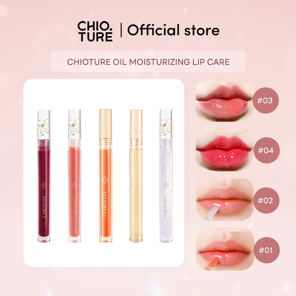 Chioture Oil Moisturizing Lip Care ลิปมันบำรุงมีสี ลิปออยล์กู้ความชุ่มชื้นให้กับริมฝีปาก