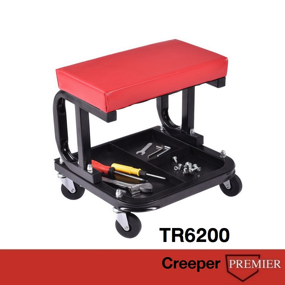 เก้าอี้ช่างซ่อมเหลียม TR6900 Creeper Seat, TR6500 Creeper เก้าอี้กลม ปรับสูง-ต่ำได้, TR6200 Creeper Seat พร้อมด้านใส่ของ