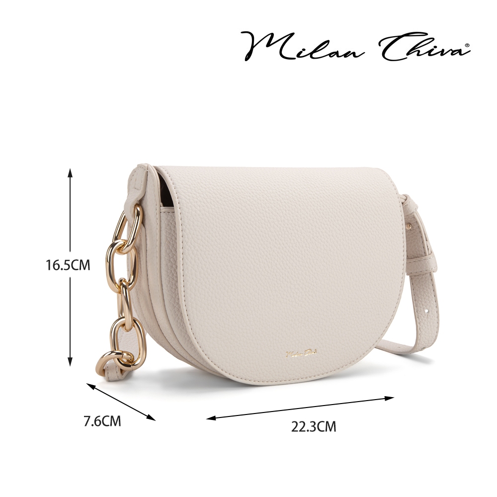 Milan Chiva รุ่น Crossbody Bag กระเป๋าสะพายข้าง กระเป๋าถือ สำหรับผู้หญิง กระเป๋าสะพายไหล่ หนัง PU (MC-476)