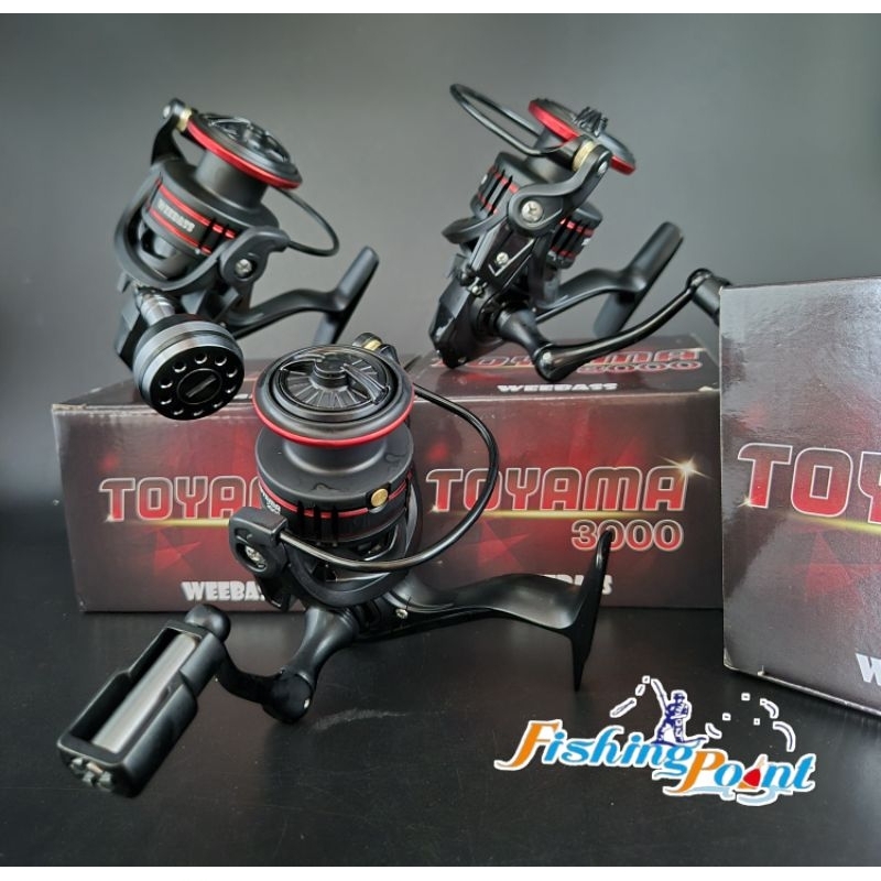 รอกสปินนิ่ง Weebass Toyama (ประกันซ่อมฟรี อะไหล่ฟรี เงื่อนไขตามที่บริษัทวีเกียรติ กำหนด)