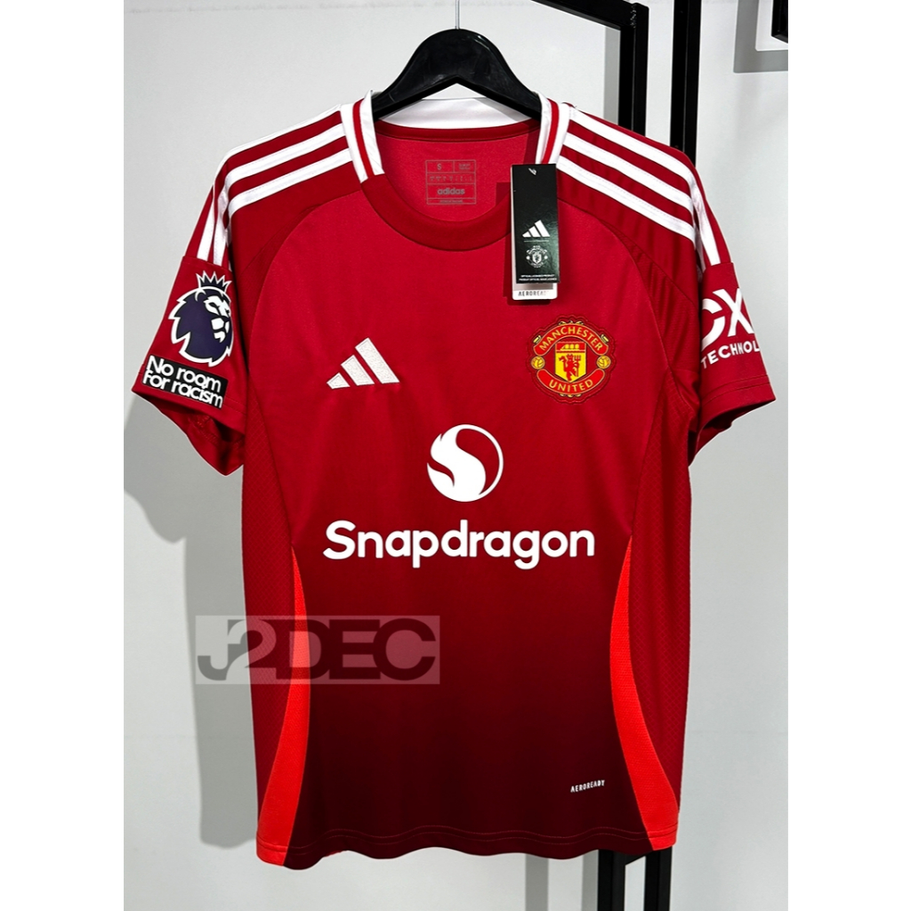 เสื้อฟุตบอล - [เกรด แฟนบอล] - *แมนยุุุุุุุ* - [เหย้าปี. 24/25] - (สามารถเฟล็กชื่อนักเตะ / เบอร์นักเตะ / อาร์ม EPL.ได้.)