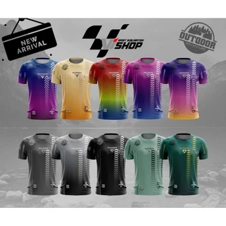เสื้อกีฬาแขนสั้น ลาย Outdoor เนื้อผ้าโพลีเอสเตอร์ ใส่สบาย ไม่ร้อน มีให้เลือกหลายสี