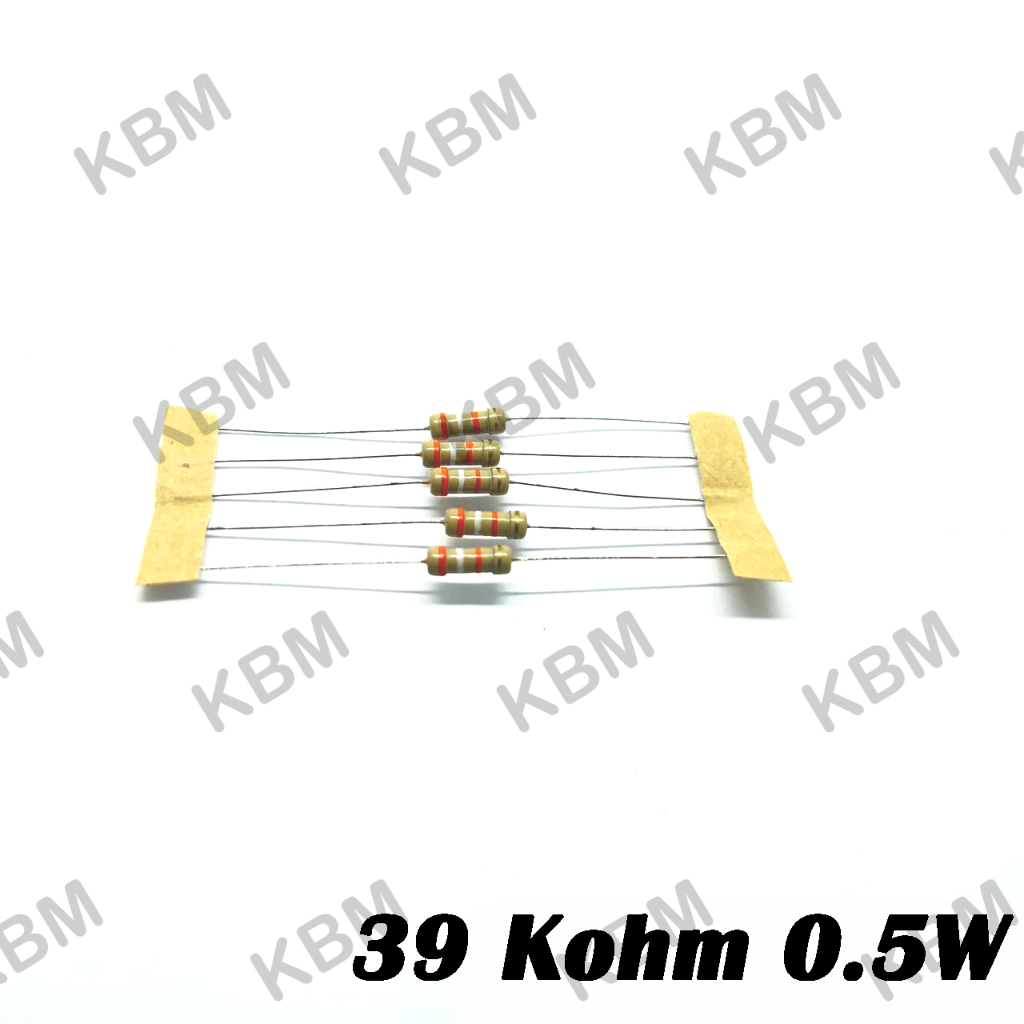Resistor ตัวต้านทาน 39K ohm 0.25W 0.5W 1W 2W 5W 10W SMD