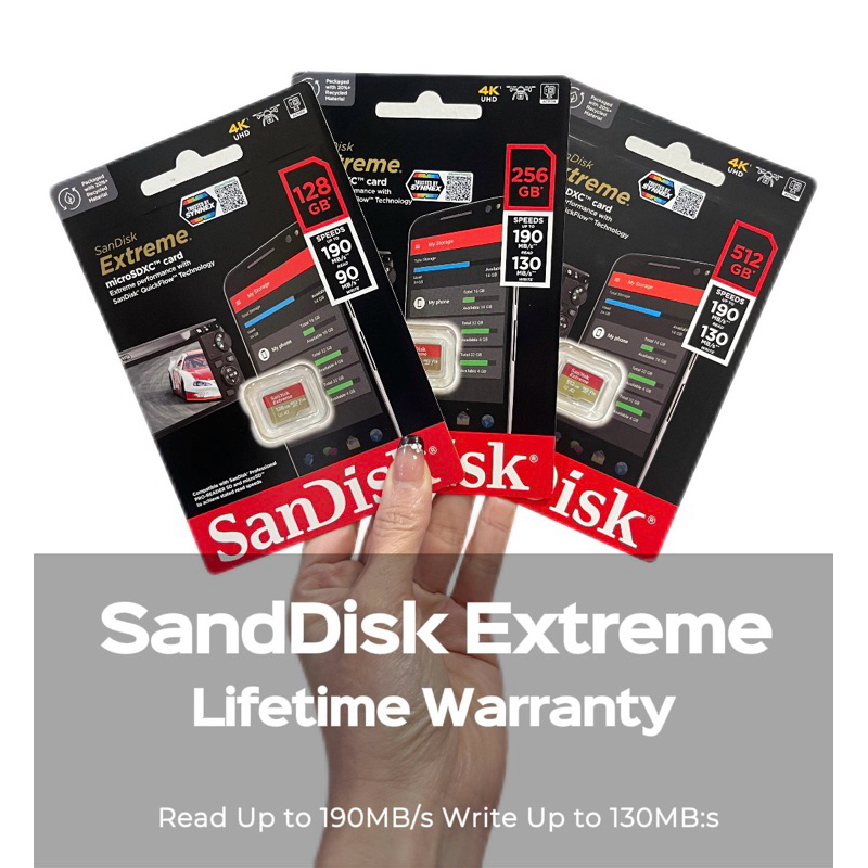 Sandisk Extreme Memory Card เมมโมรี่การ์ด