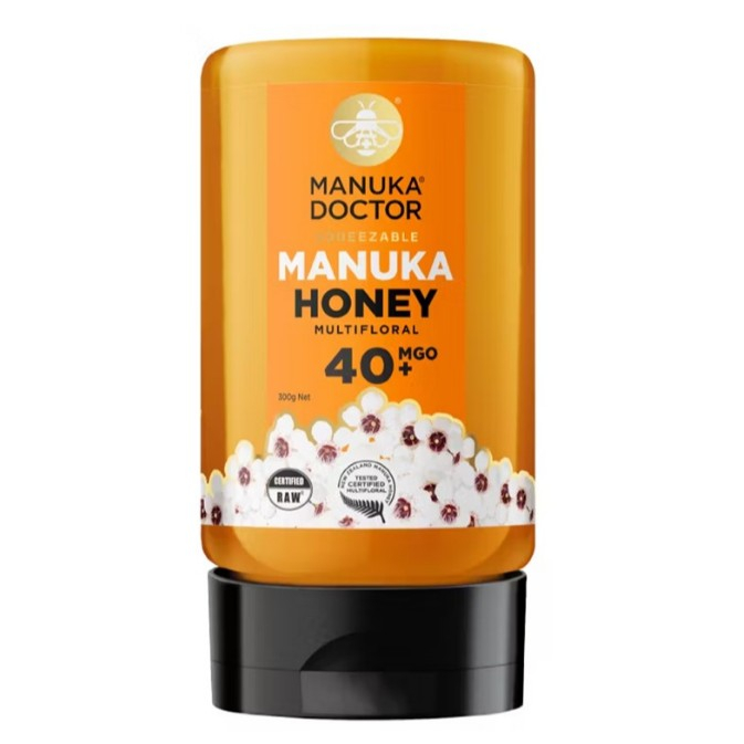 Manuka Doctor Manuka Honey Multifloral MGO40+ 300g. มานูก้า ด็อกเตอร์ น้ำผึ้งมานูก้า มัลติฟลอรัล