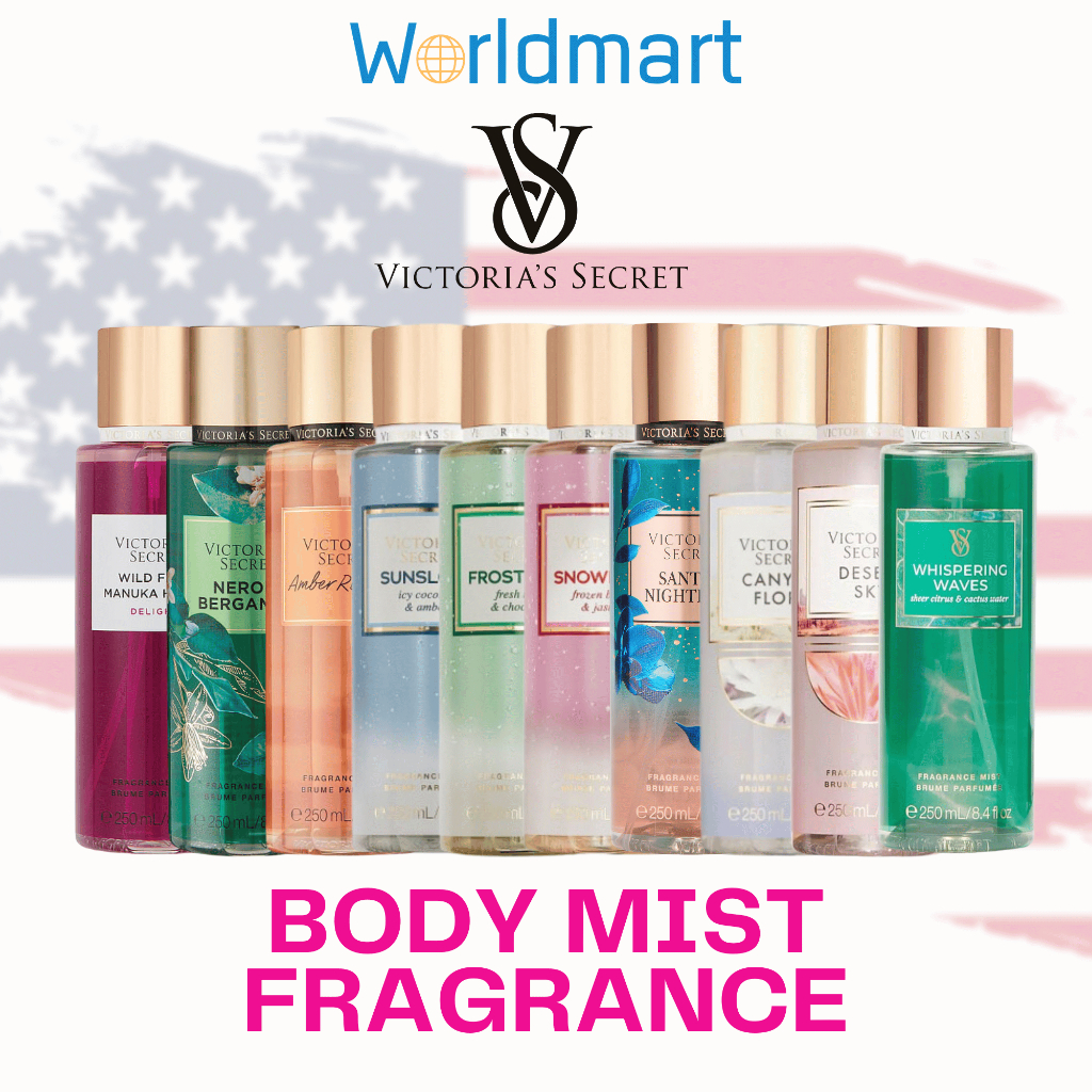 Victoria's Secret น้ำหอม Fragrance Mist ของแท้ สินค้านำเข้าจากอเมริกา น้ำหอมแท้