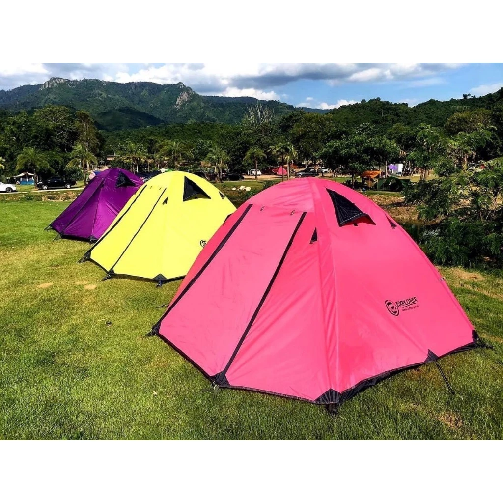 เต็นท์ขนาด 2 คนนอน K2 Explorer เต้นท์แคมป์ปิ้ง เต้นท์แคมปิ้ง กันฝนกันน้ำ  เต็นท์สนาม เต็นท์เดินป่า thumbnail 3