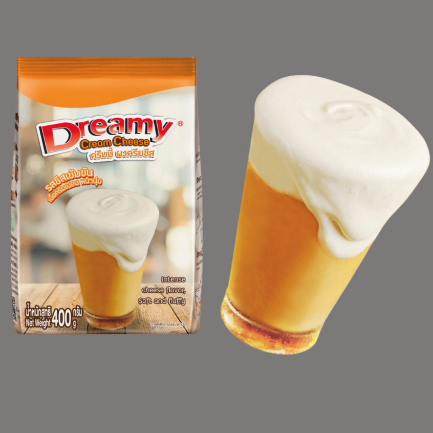 ดรีมมี่ ผงครีมชีส ผงชาชีส Dreamy Cream Cheese Powder ขนาด 400 กรัม - รูปที่ 2