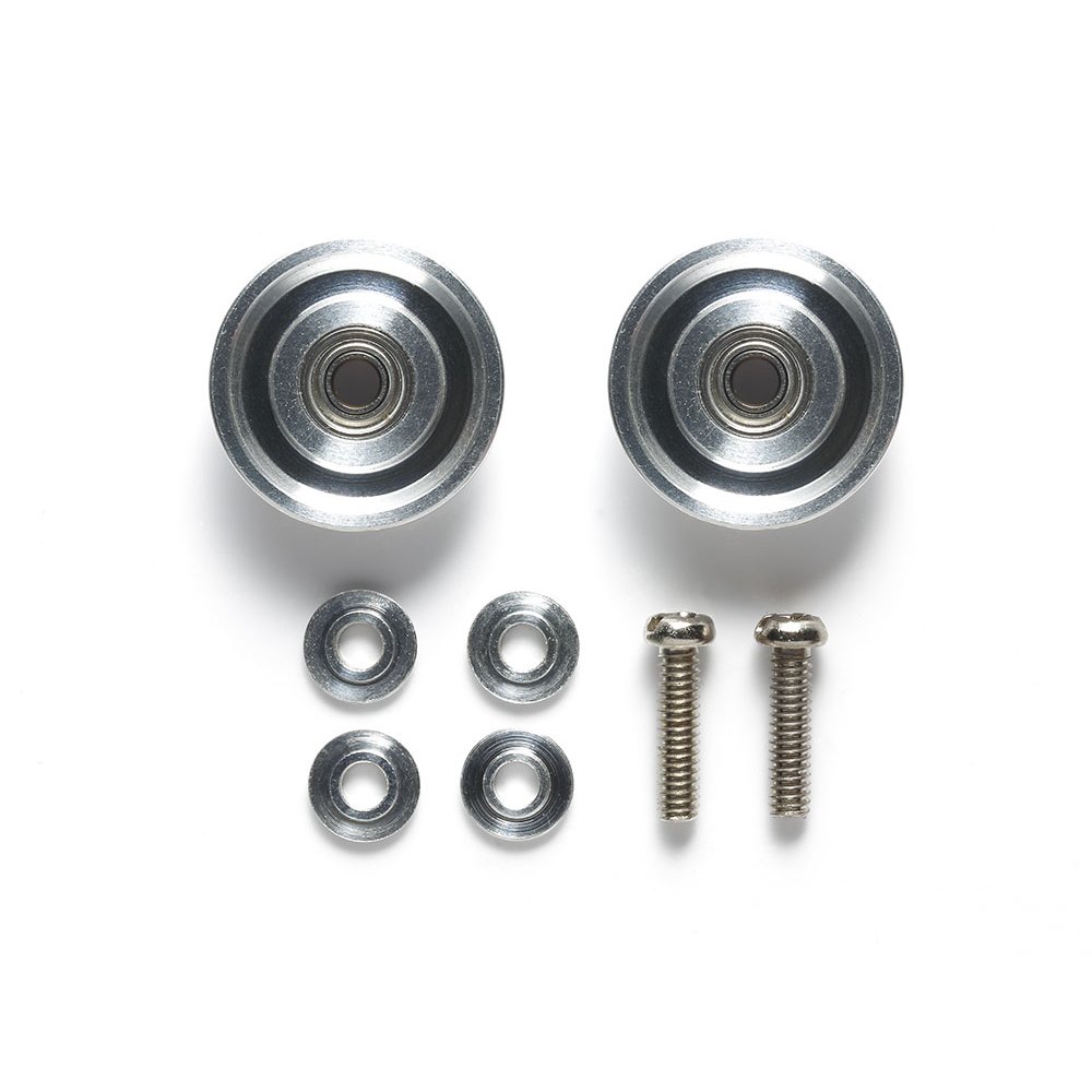 TAMIYA 95497 HG 13mm TAPERED ALUMINUM BALL-RACE ROLLERS (RINGLESS)