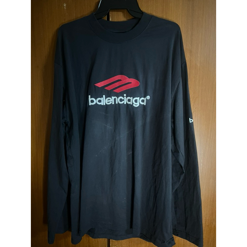 เสื้อแขนยาว Balenciaga 3sport logo long sleeve ss2023