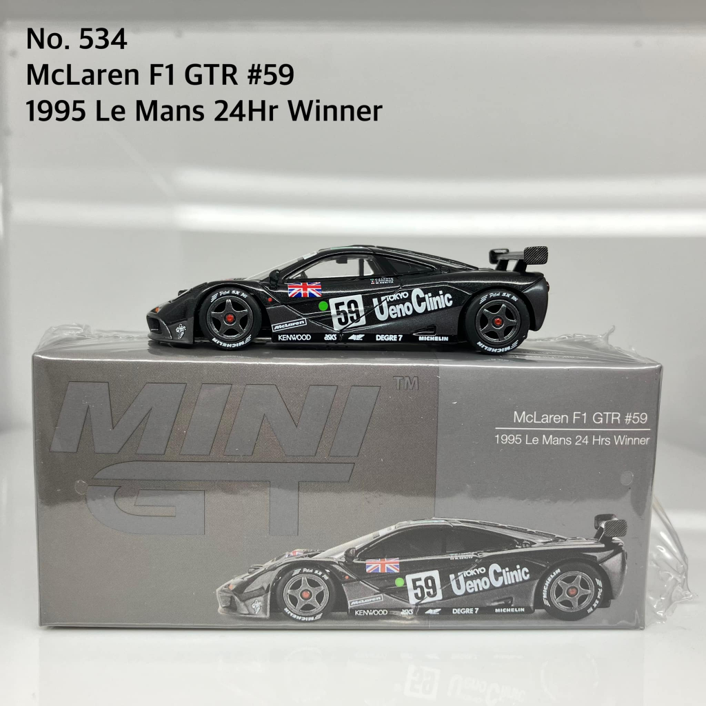 MiniGT 📌No. 534-L 📌 McLaren F1 GTR #59 1995 Le Mans 24Hr Winner