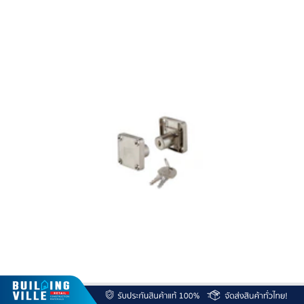 HAFELE 482.01.122 กุญแจริมล็อค SYMO 3000 ไม้หนา 22/รูเจาะ 18มม. ล็อคขึ้น