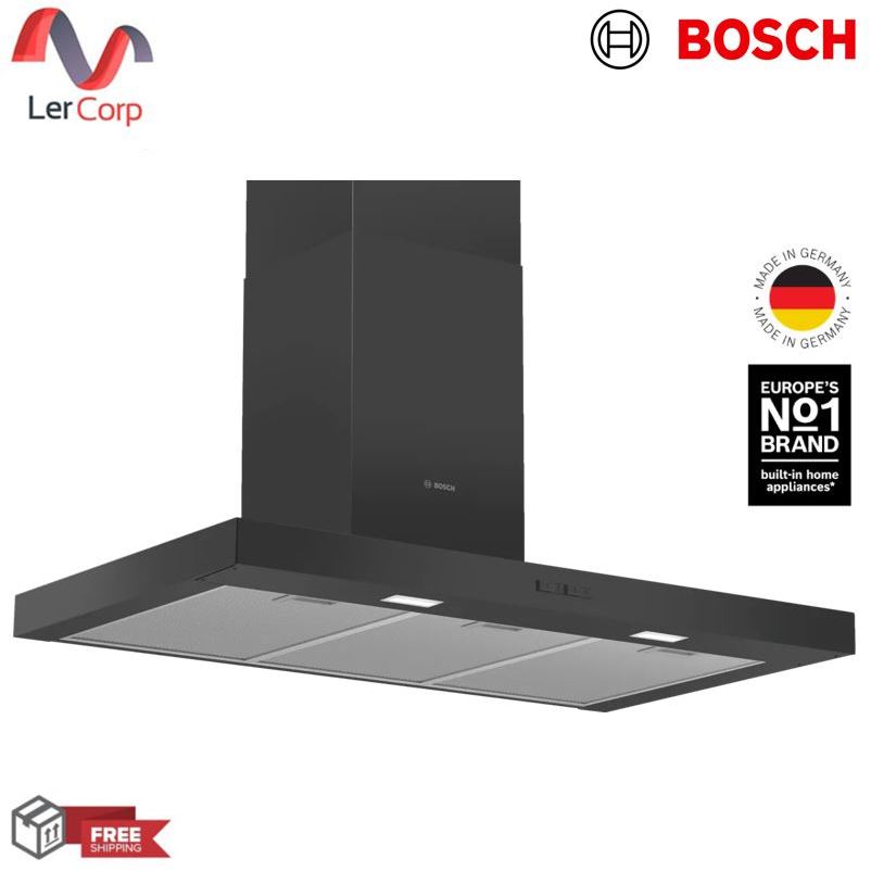 (BOSCH) เครื่องดูดควันติดผนัง ขนาด 90 ซม. สีดำ ซีรีส์ 2 รุ่น DWB96BC60