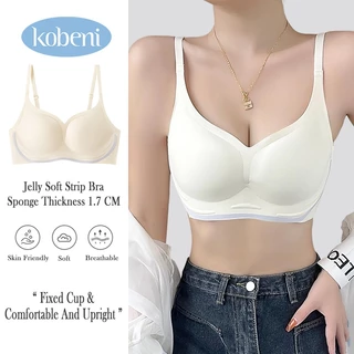 ⭐KOBENI⭐Bra เจลลี่บรา บราไร้ขอบ ไร้โครง หน้าอกเล็ก A เปลี่ยนเป็น C ใส่สบาย เนื้อผ้านิ่ม เก็บทรงดี