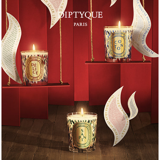 DIPTYQUE HOLIDAY COLLECTION 2023 Délice / Coton / Sapin