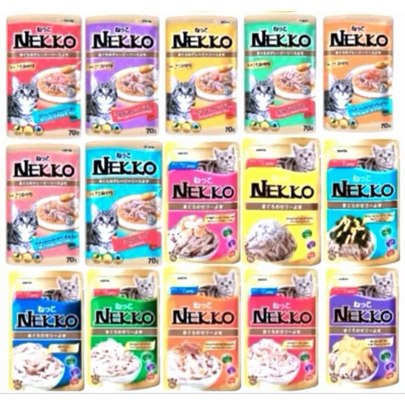Nekko อาหารแมวเปียกเน็คโกะ 70g