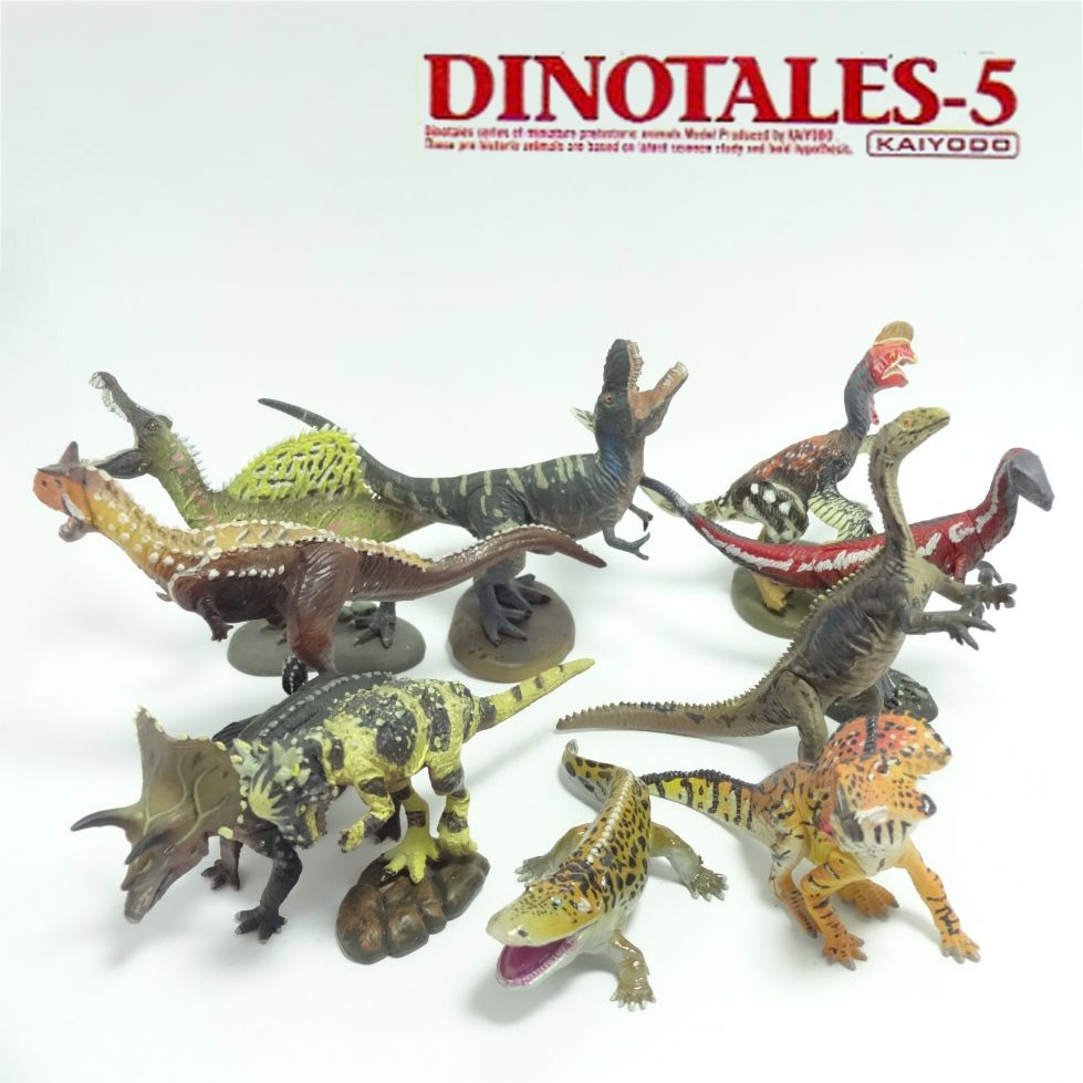 Kaiyodo : DINOTALES Series 5 - ขายแยก - Dinosaur Model Encyclopedia Kaiyodo C.C.Zaurus