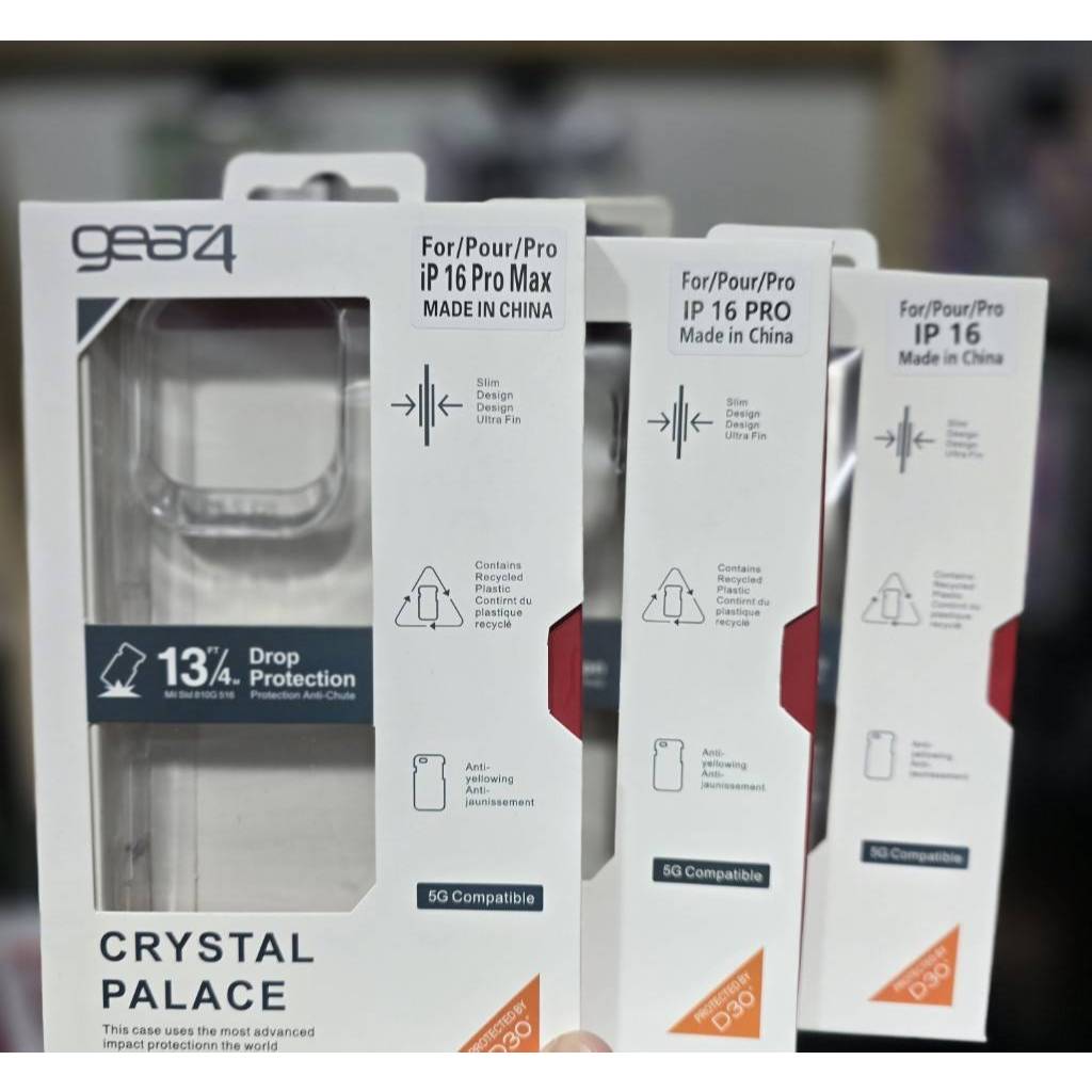 "พร้อมส่ง"เคสGear4 ใส รองรับรุ่น i16/16Pro/16Promax