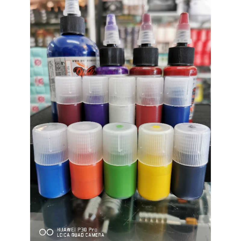 สีสักลายแท้แบบแบ่งเอทานอลของUSA