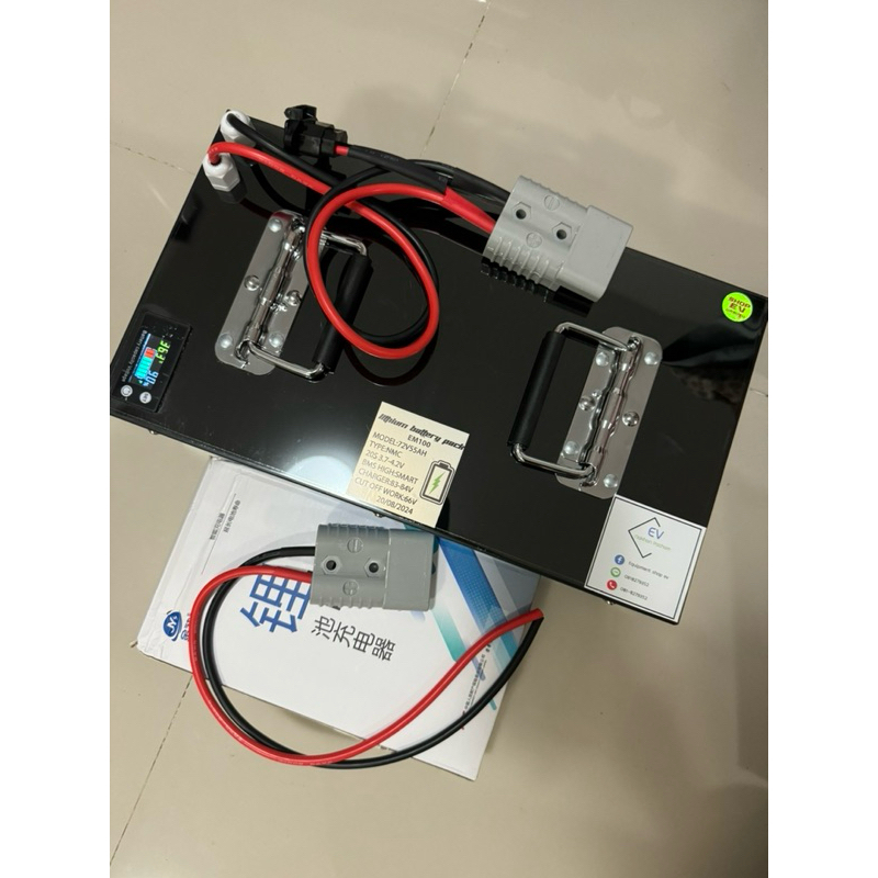 เเบตลิเธียมNMC72v55ah(ประกันนาน1ปี)bmsสมาร์ท200a(เชื่อมมือถือ)พร้อมที่ชาร์จเร็ว8-10A สินค้าใหม่เอี่ยม ประกันนาน10เดือน