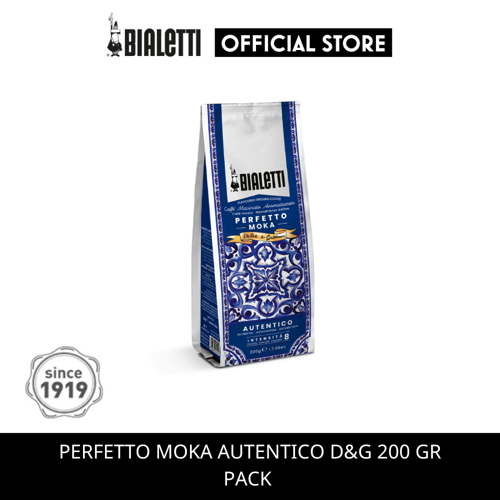 Bialetti กาแฟ PACK - PERFETTO MOKA AUTENTICO D&G ขนาด 200 G [F-BL-DGBLUP200]