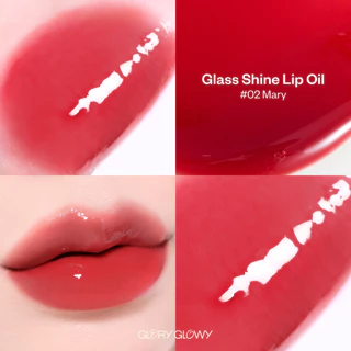 [EXP 07/27] GLORYGLOWY GLASS SHINE LIP OIL 9G (รุ่นแปรงหัวใหญ่) - ลิปออยล์เนื้อบางเบา