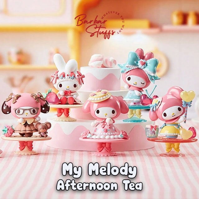 [Sanrio] กล่องสุ่ม Sanrio - My Melody : Afternoon Tea ลิขสิทธิ์แท้ (เลือกตัวได้)
